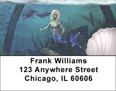 Mystical Mermaids Address Labels | LBEVC-72