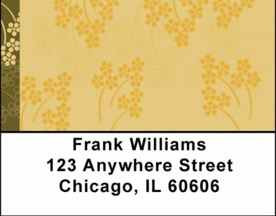 Soft Vines Address Labels | LBGEO-12