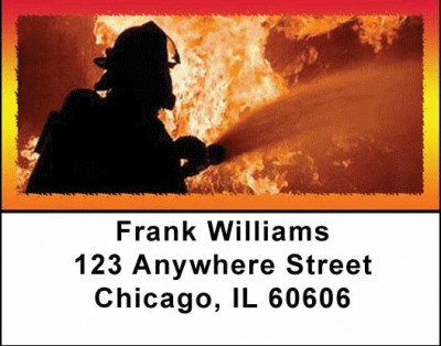 Fire Fighters Address Labels | LBPRO-01