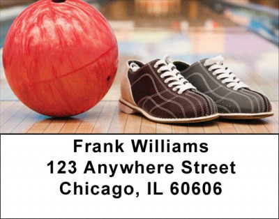 Open Lane Bowling Address Labels | LBSPO-A7