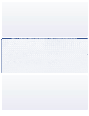 Blue Safety Blank Middle Laser Checks | LMC-BLA-BS