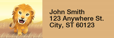 Baby Animals Rectangle Address Labels | LRRANK-73