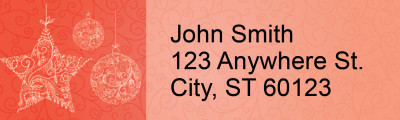 Vintage Christmas Address Labels | LRRXMS-60