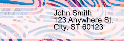 Groovy Arches Address Labels by EttaVee  | LRVEE-05