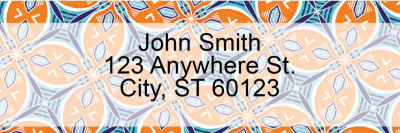 African Abstract Address Labels by EttaVee  | LRVEE-07