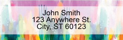 Watercolor Pastel Address Labels by EttaVee  | LRVEE-08
