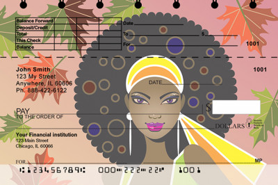 Black is Beautiful Top Stub Personal Checks | TSAFR-06