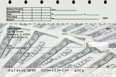 Money Top Stub Personal Checks | TSMON-01