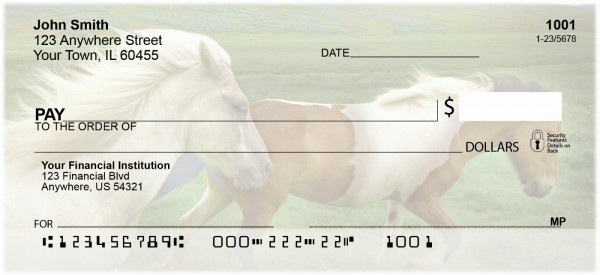 Horses Personal Checks