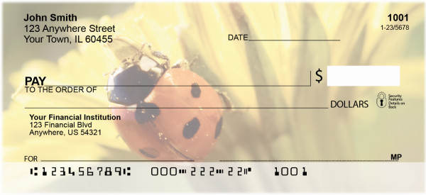 Ladybugs Personal Checks