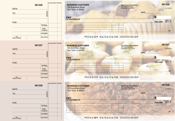 Bakery Itemized Payment Business Checks | BU3-CDS02-IPR