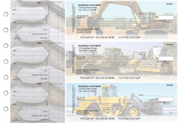 Construction Itemized Counter Signature Business Checks | BU3-CDS10-ICS