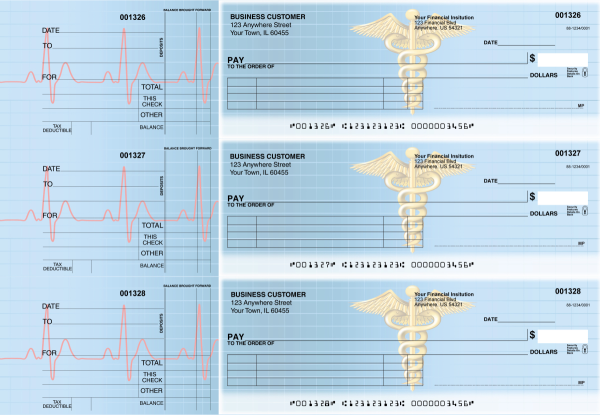 Medical Itemized Payment Business Checks | BU3-CDS30-IPR