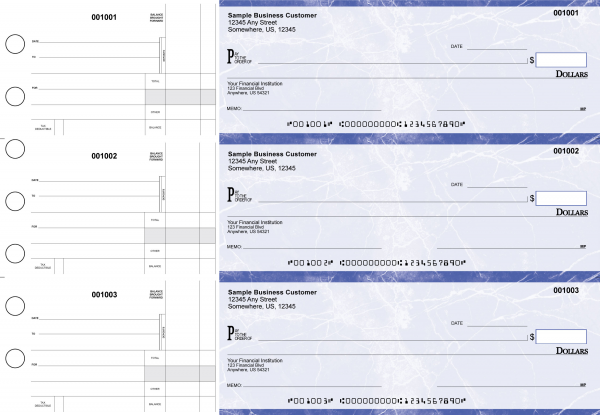 Blue Marble Standard Disbursement Business Checks | BU3-LMA01-SDS