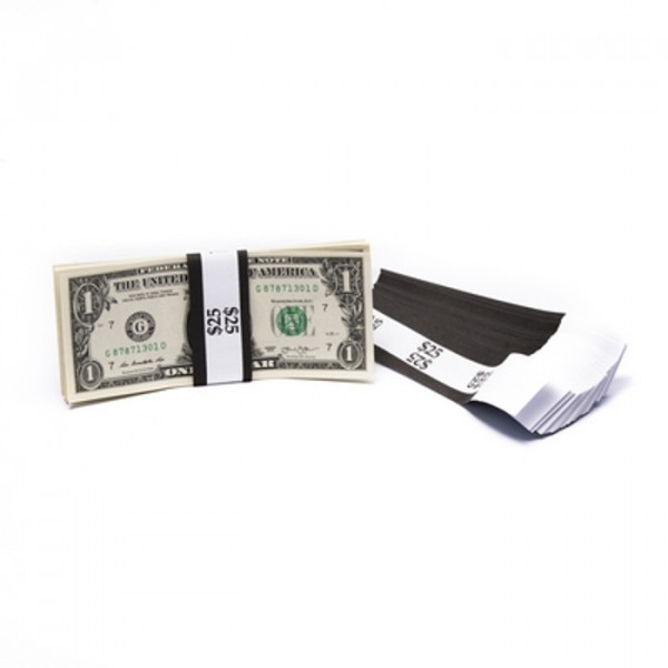 Black Barred $25 Currency Bands