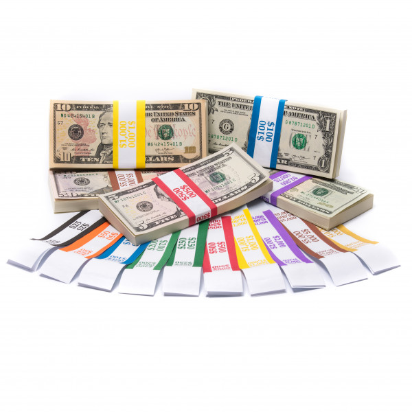 Barred ABA $200 Currency Band Bundles 1,000 Bands