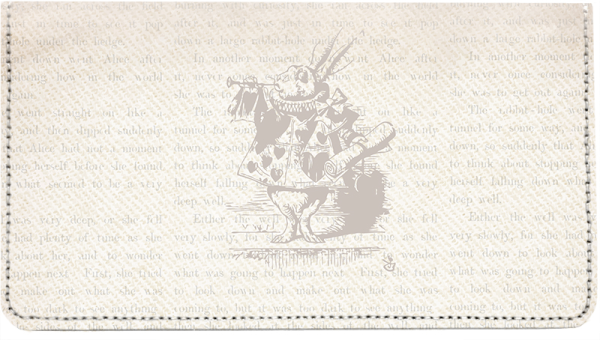 Alice's Adventures In Wonderland Checkbook Cover | CDP-AIW01