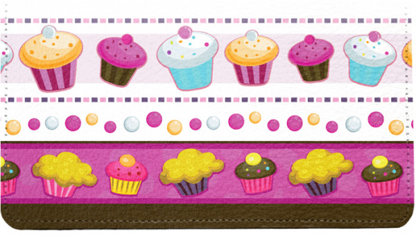 Colorful Cupcakes Leather Cover | CDP-EVC44