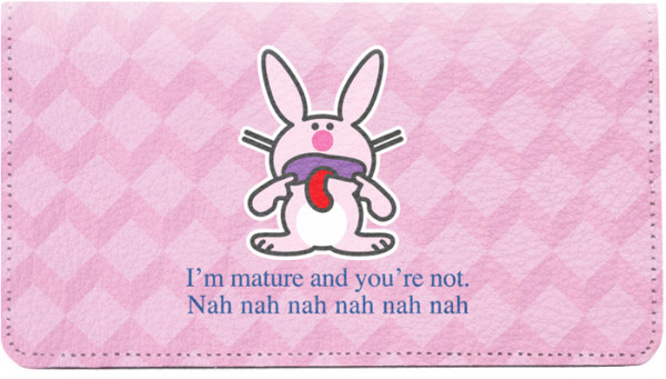 It's Happy Bunny Insults Leather Cover | CDP-IHB04