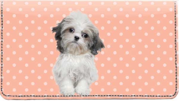 Shih Tzu Pups Keith Kimberlin Leather Cover | CDP-KKM31