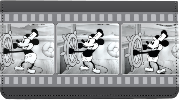 Steamboat Willie Filmstrip Checkbook Cover | CDP-SBW03