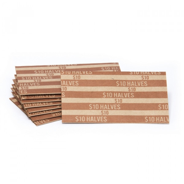 Flat Striped Half Dollar Coin Wrappers