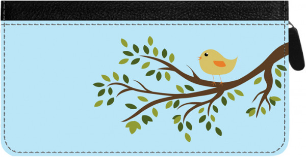 Feathered Friends Zippered Checkbook Cover | CLZ-ANK93