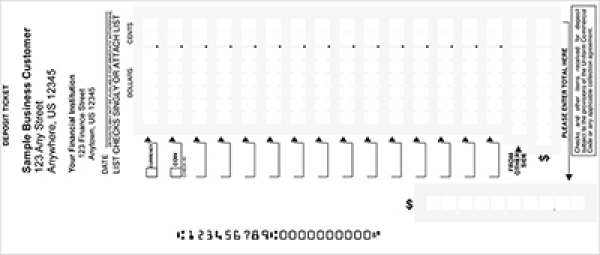 Loose Business Deposit Slips, Easy Scan | DEP-BDL11