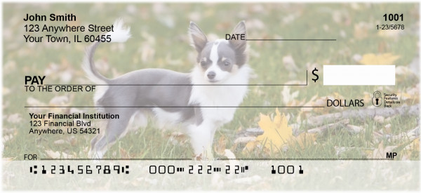 Charming Chihuahua Personal Checks | DOG-51