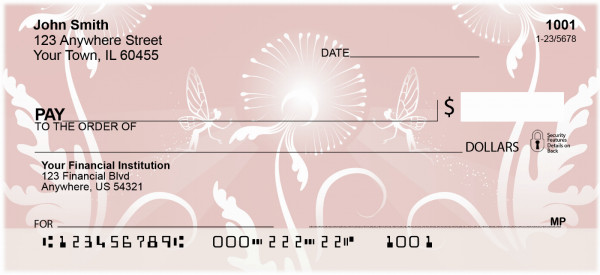 Garden Fairies Personal Checks