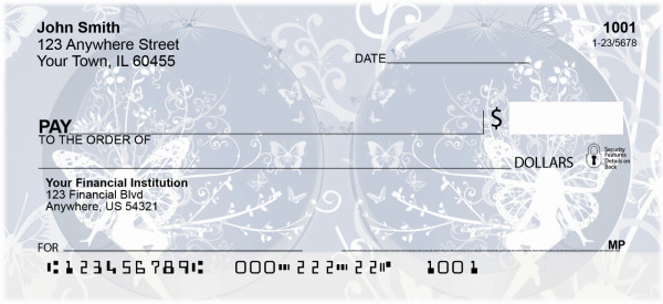 Garden Fairies Personal Checks
