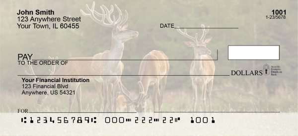 Big Buck Deer Personal Checks
