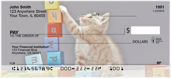 Kittens At Play Personal Checks