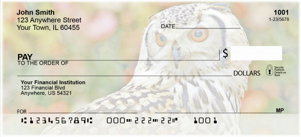 Owls Personal Checks