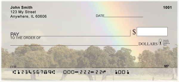 Rainbows Personal Checks