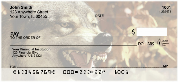 Watchful Wolves Personal Checks | EVC-94