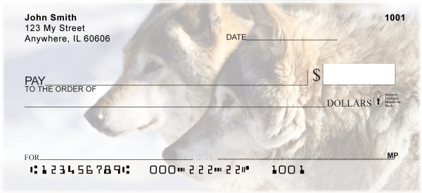 Watchful Wolves Personal Checks