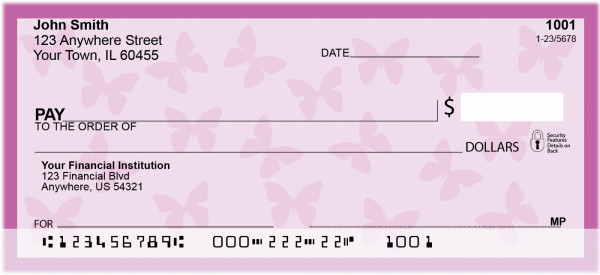 Butterfly Personal Checks