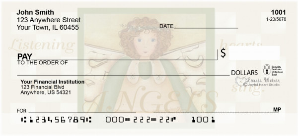 Angels Personal Checks By Lorrie Weber