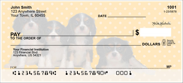 Cavalier Pups Keith Kimberlin Personal Checks