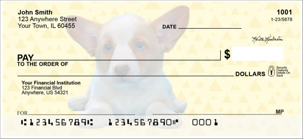 Corgi Pups Keith Kimberlin Personal Checks