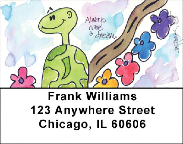 Dream Turtle Address Labels | LBAMY-21