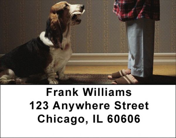 Basset Hound Address Labels | LBDOG-71