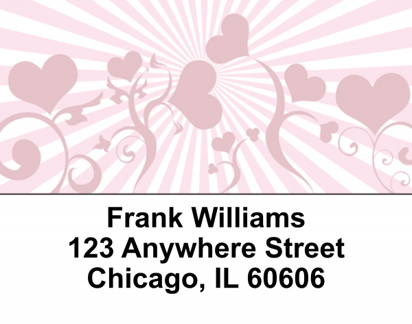Hearts Delight Address Labels | LBEVC-08