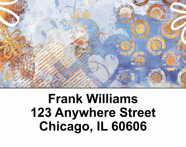 Heart Art Address Labels | LBEVC-09