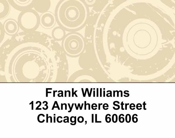 Round Rhapsody Address Labels | LBEVC-12