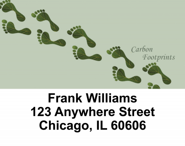 Green Living Address Labels | LBEVC-60