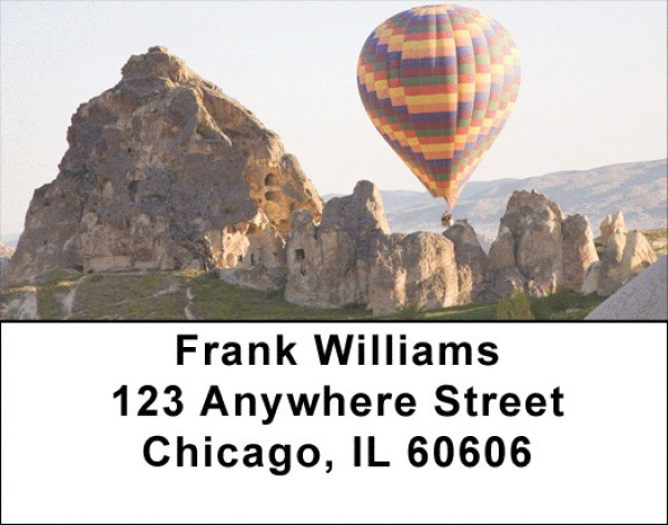 Hot Air Balloons Address Labels
