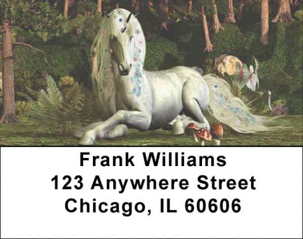 Mystic Unicorns Address Labels | LBEVC-73