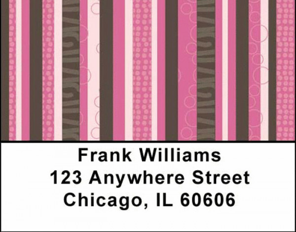 Modern Stripes Address Labels